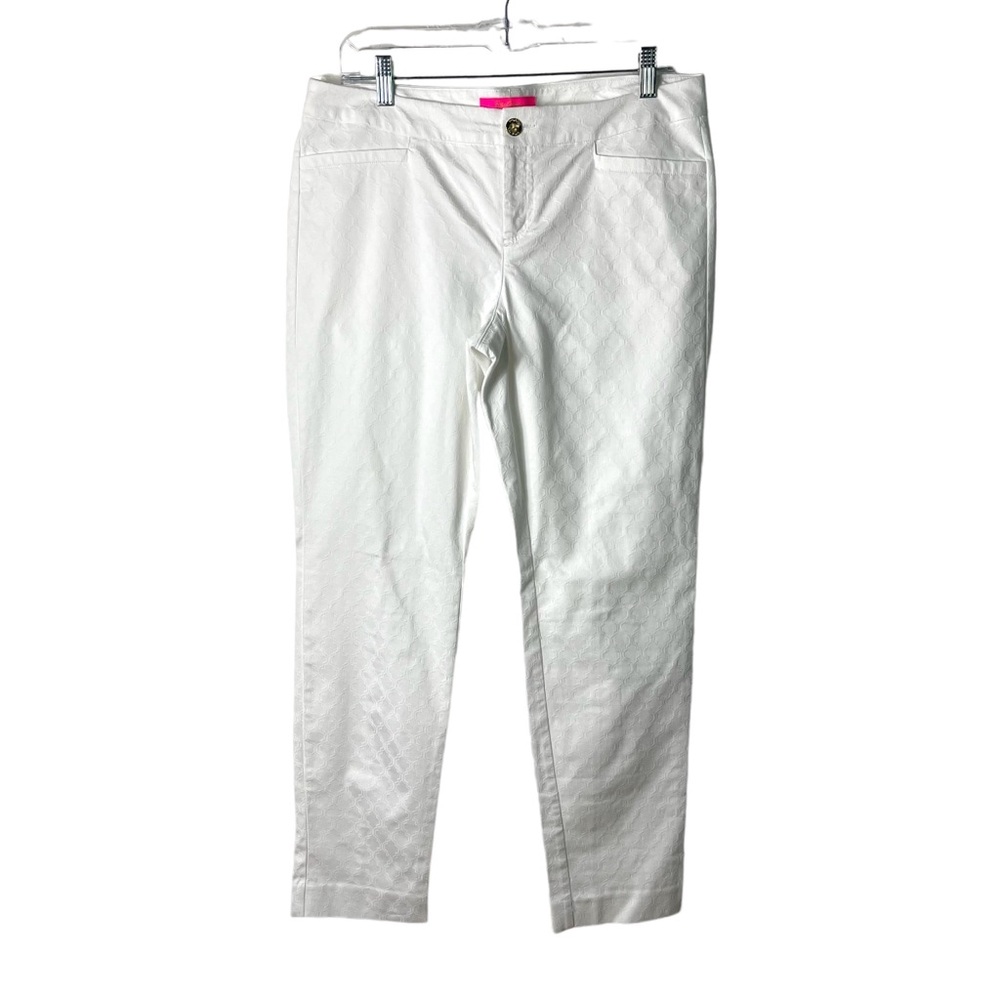 Lilly Pulitzer White Cropped Pants